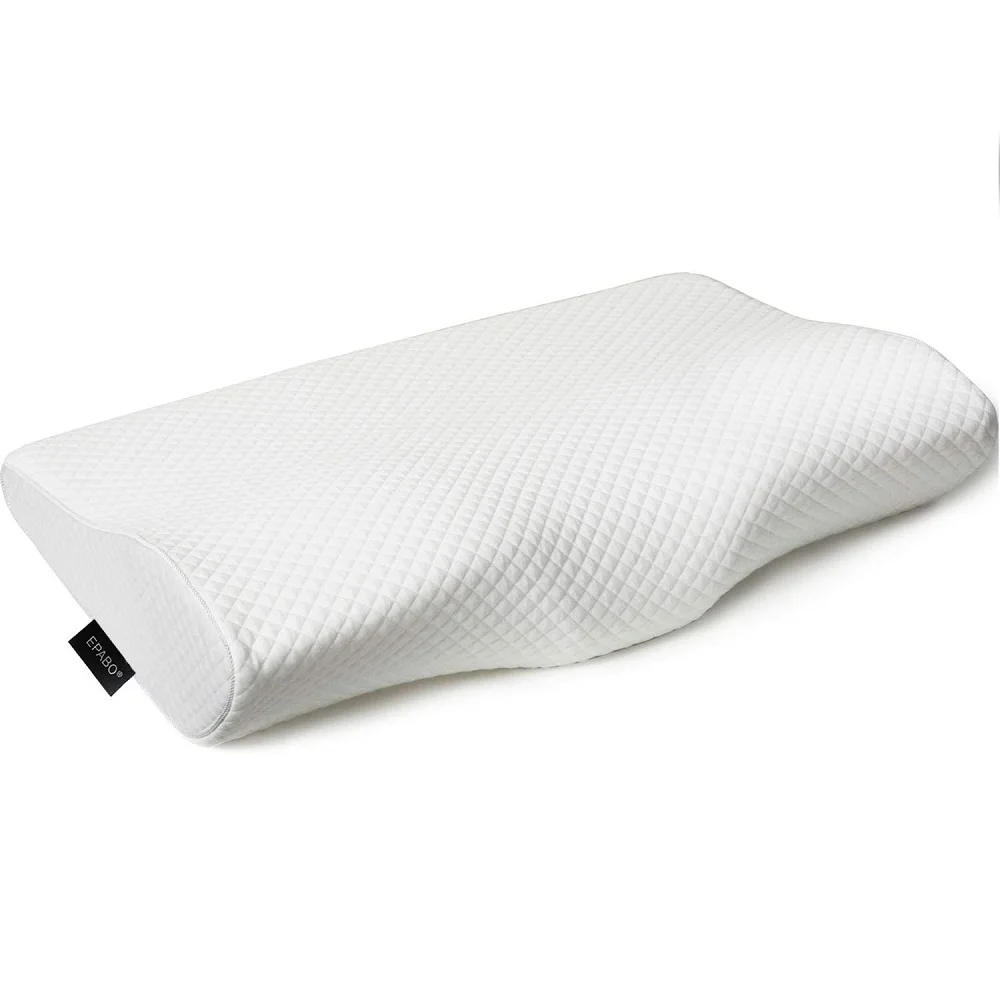 

MOYEAH Anti-snoring Contour Memory Foam Pillow Ergonomic Cervical Sleeping Pillow for Neck Pain Neck Protection With Pillowcase