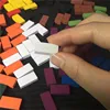 50 pcs 20*10*5mm coloré brique marques cuboïde bois jeu d'échecs pièces pour jetons jeux de société accessoire 10 couleurs ► Photo 3/6