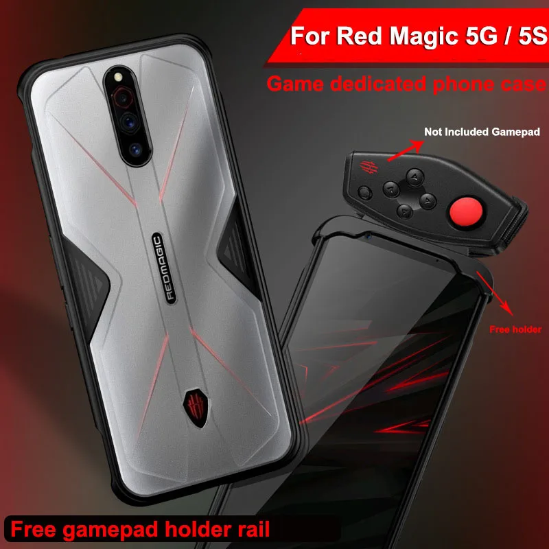 Для ZTE Nubia Red Magic 5G чехол NX659J TPU + PC задняя крышка RedMagic Game phone professional shell для 5S 5 S |