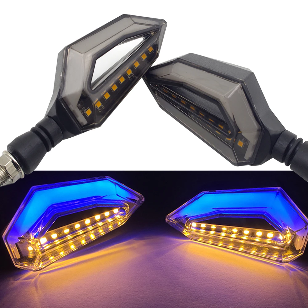 

Universal Motorcycle Turn Signal Lights Lamp Amber LED intermitentes moto FOR suzuki bandit 1200s boulevard c50 honda cb 400