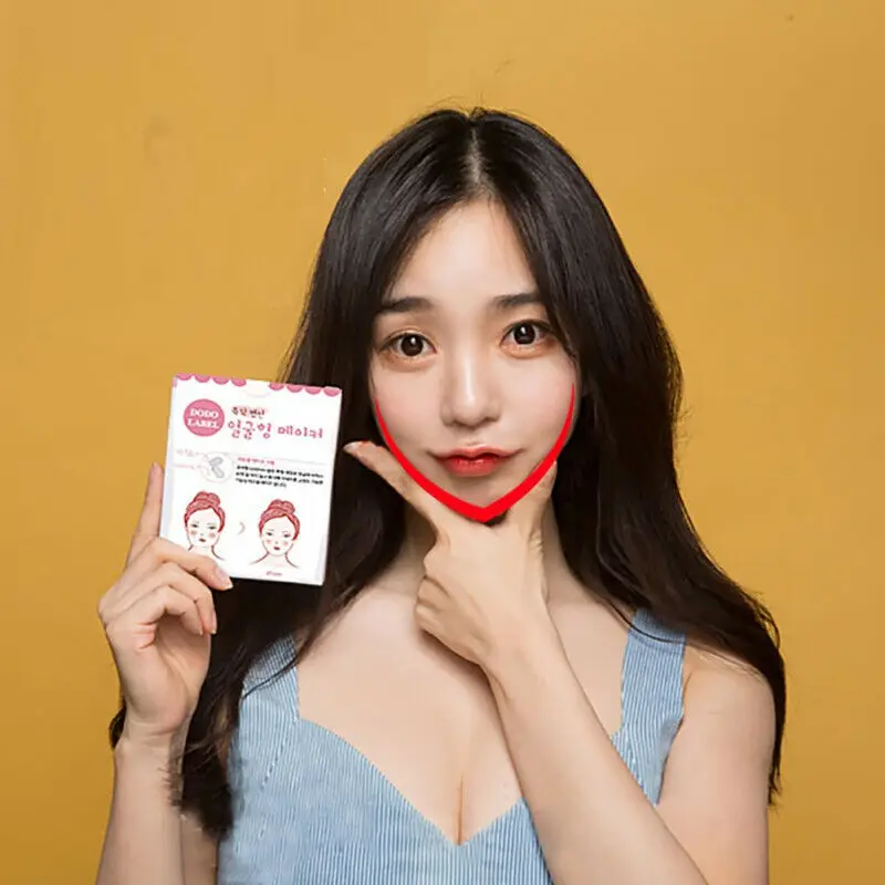 

2019 Hot Sale 40Pcs/Box Secret Lift Tape Effective Face Sticker Thin Invisible Chin Patch NShopping