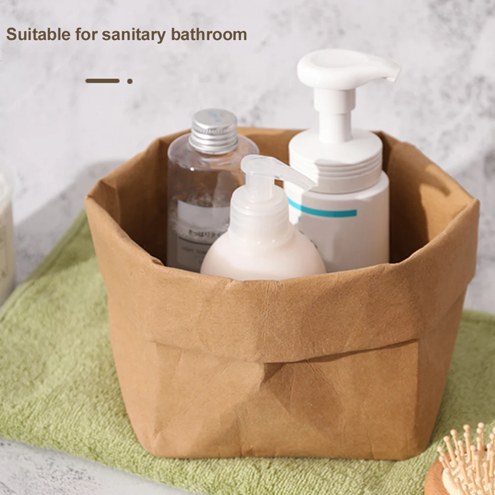 Моющиеся пакеты из крафт-бумаги цветы настольные горшки многоразовые прочные