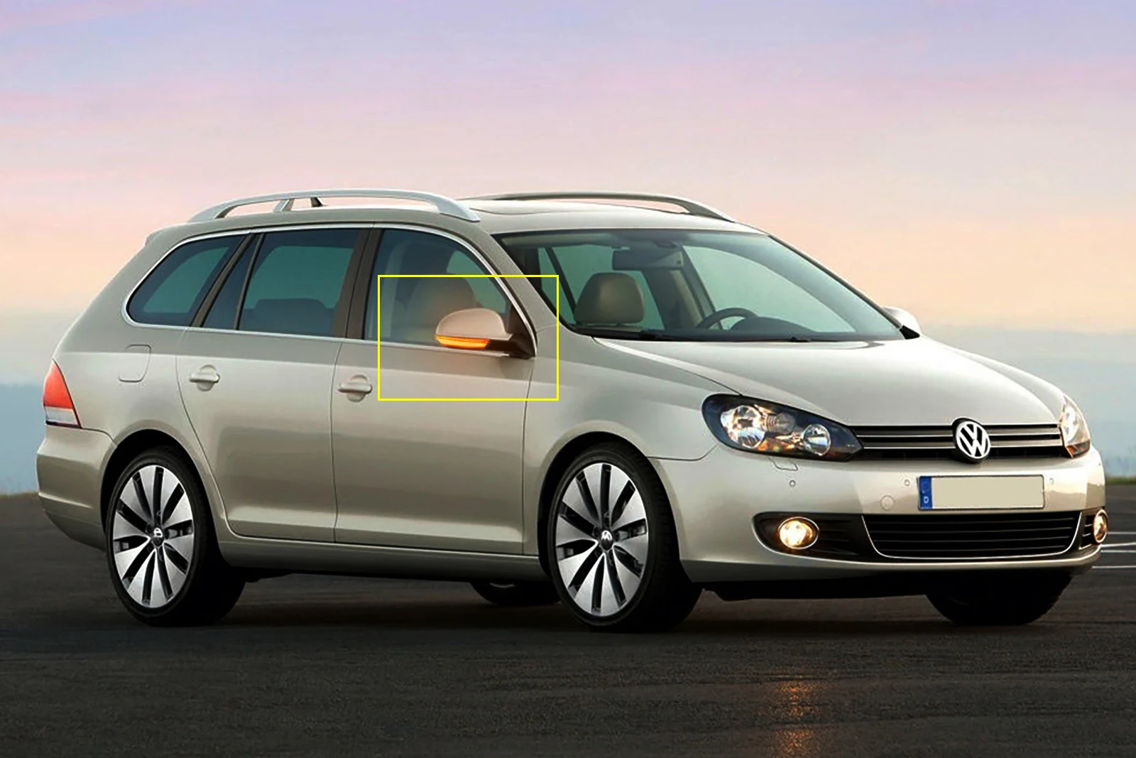 Для VW Golf 5 Passat Jetta Динамический светодиодный боковое зеркало индикатор сигнала поворота светильник