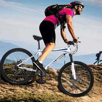 

велосипеды для взрослых 26 Inch Outroad Mountain Bike Mountain Bike with 21 Speed Dual Disc Brake Flagship Mountain Bike