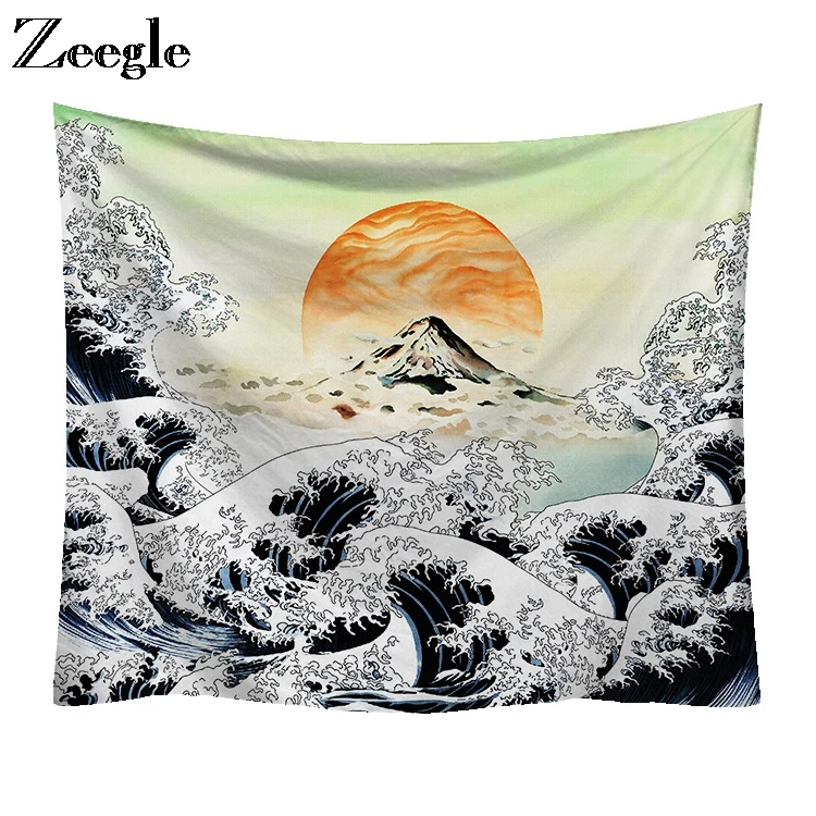 Zeegle Wall Hanging Hippie Home Decoration Indian Mandala Tapestry Bedspread Camping Blanket Bohemia Beach Mat Yoga Mat