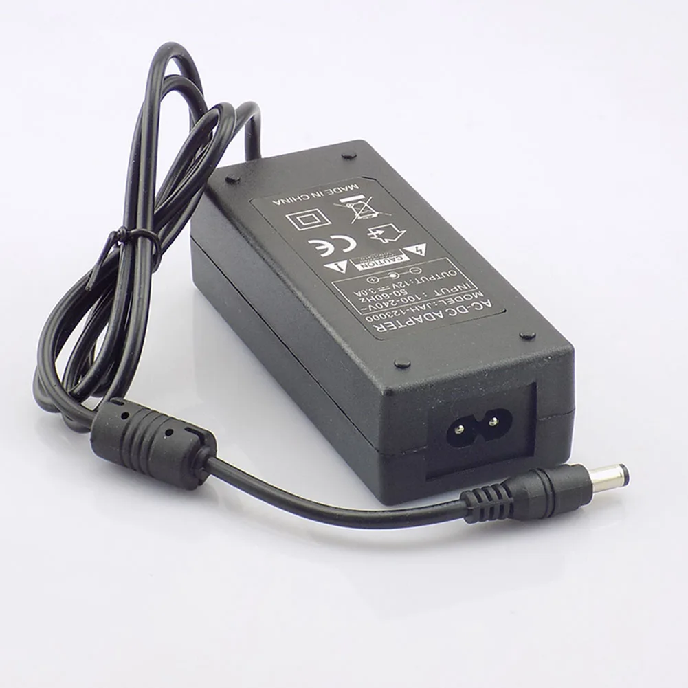 DC 12V 3A в AC 100 V-240 V конвертер адаптер CCTV блок питания для камеры трансформатор для 5050 3528 5630 led полосы света K08