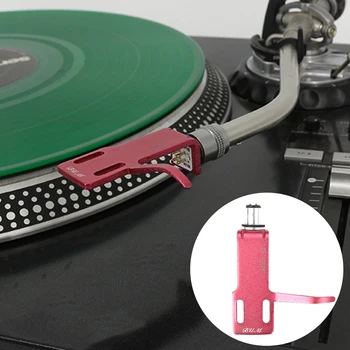 

LP Replacement Metal Tape Rapair Tool Turntable Headshell Gracious Universal Phonograph High End Durable With Cables Mount