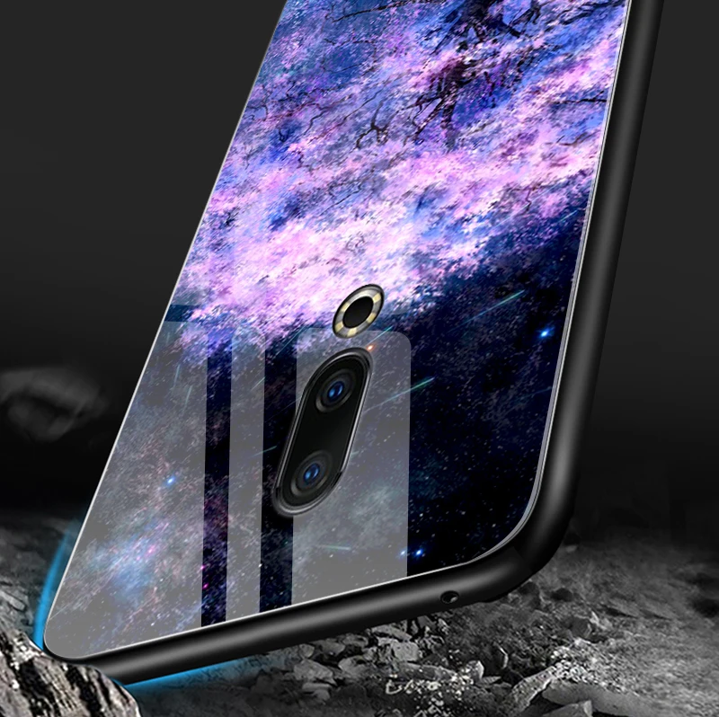 Чехол для Meizu M5 M6 M8 M9 Note 16th Plus из закаленного стекла для iPhone 5S, SE 6 6S 7 8 Plus XR XS MAX, роскошные модные яркие ракушки
