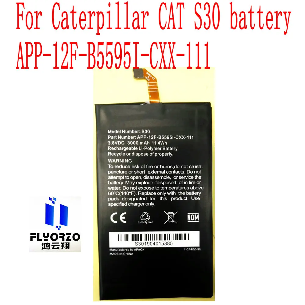 Brand new high quality 3000mAh S30 Battery For Caterpillar CAT S30