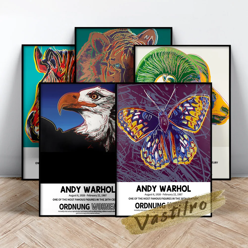 Классический постер с надписью Andy Warhol художественные принты изображением