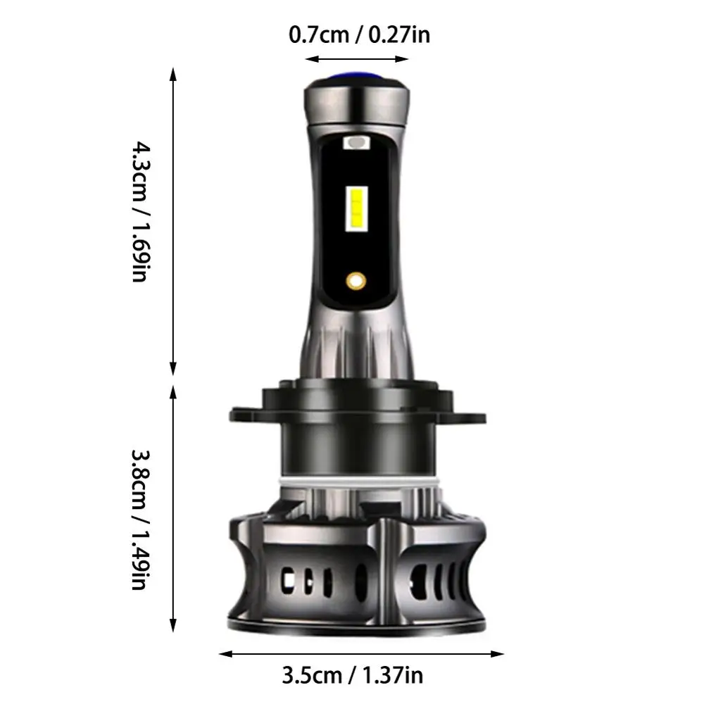 Hot Selling Headlight Bulb Error-Free High Low Beam  Car For Dhbh-2x Car h7 Led 6000k 8000k