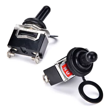 

1Pcs 20A 125V SPST 2Pin Heavy Duty ON/OFF Rocker Toggle Switch With Waterproof Boot