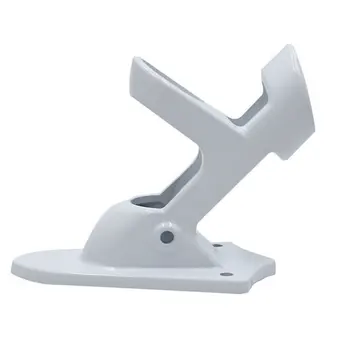 

Flagpole Wall Mount 2 Angle Flag Pole Holder Mounting Flagpole Windsock Base Aluminium Alloy White Multipurpose Bracket Flag