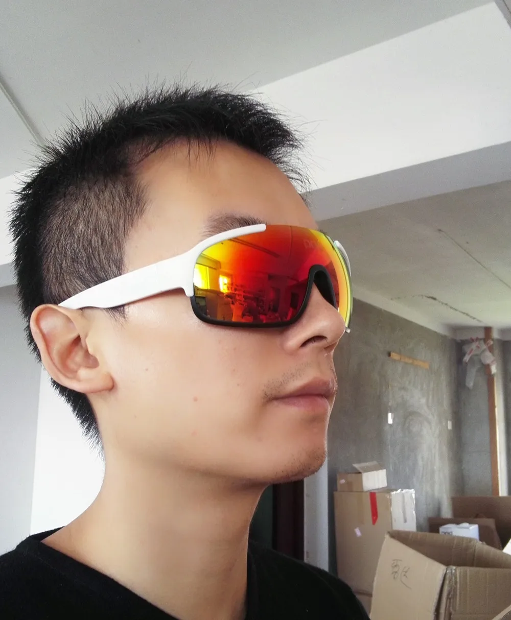 Мужские солнцезащитные очки для езды на велосипеде с 3 линзами горного