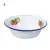 Old-Fashioned Enamel Bowl Thickened Washable Fruit Pattern Soup Basin Large Capacity Kitchen Dinnerware Home Decor 10