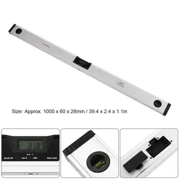 

High digital angle meter aluminum alloy smart magnetic level and protractor with transmitter measurement tool