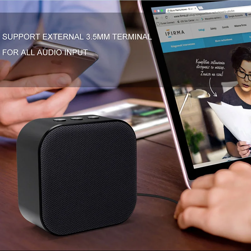 Мини Портативный беспроводной Bluetooth динамик супер бас Колонка громкий динамик звук стерео сабвуфер громкой связи AUX TF карта USB MP3 Play