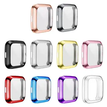 

Soft Ultra-thin Silicone Watch Screen Protective Cover Case for Fitbit Versa 2 Classic Colors and Simple Durable Design