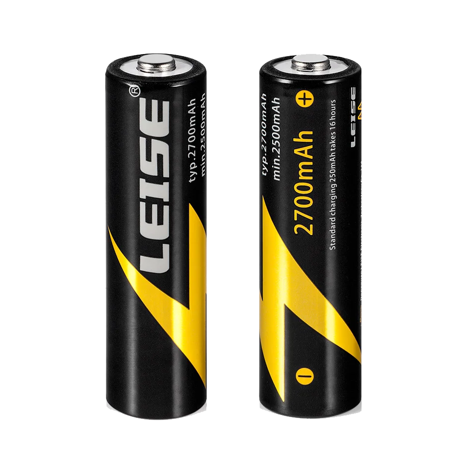 Leise 8 шт. AA 2700 мАч Перезаряжаемые Батарея 1,2 v никель-металл-гидридного 2a батареи с Батарея чехол повышенной емкости для домашнего использования