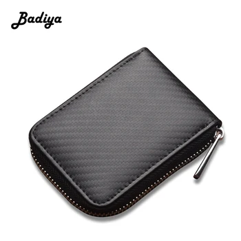 

RFID Genuine Leather Men Wallet Multifunction Organ Short Zipper Coin Purse Multi-card Position Card Holder Male Clutch Bag