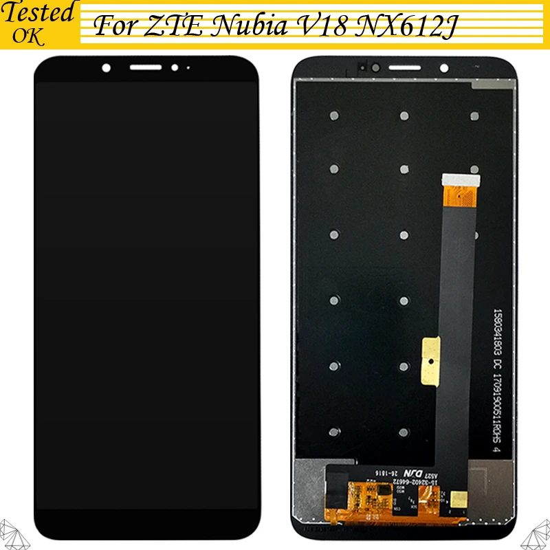 

6.01inch LCD For ZTE Nubia V18 NX612J LCD Display Touch Screen Digitizer Assembly For ZTE V18 NX 612J LCD Replacement