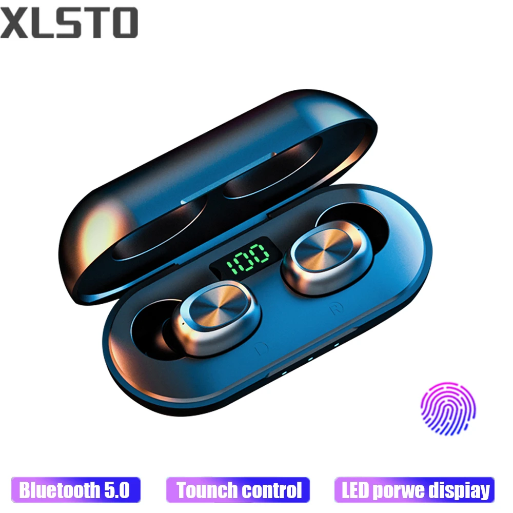 b5 tws bluetooth wireless earphone 5.0