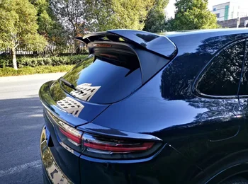 

For new Porsche Cayenne spoiler rear wing spoiler Carbon fiber material Rear 3M double-sided adhesive 2018-UP