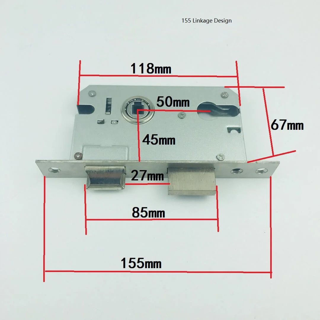 5045 University Mortise Heavy spring door lock body Bathroom Washroom lock fittings Home hardware fittings Pull Up Design