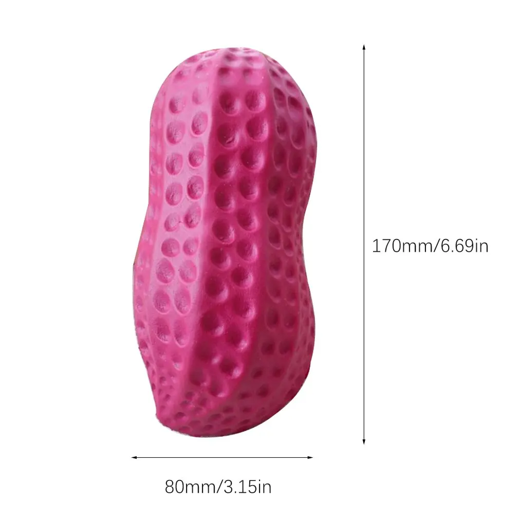 Slime Toys Big Peanut Squishy Slow Rising Squeeze Phone Straps Ballchains Decompression Toys Stress Ball Casual Color 
