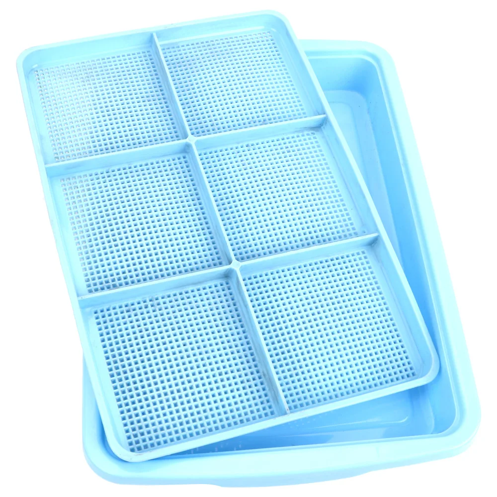 Description Picture 6 of item2 Layer Planting Dishes Plate Bean Sprouts Seedling Box Growing Seedlings Nursery Pots Tray Horticultural Hydroponic System