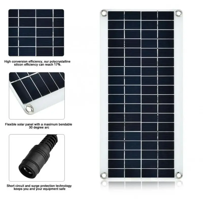 10A панель солнечных батарей поликристаллический кремний DIY телефон зарядное устройство комплект контроллер для мобильных телефонов MP3 планшеты зарядные устройства