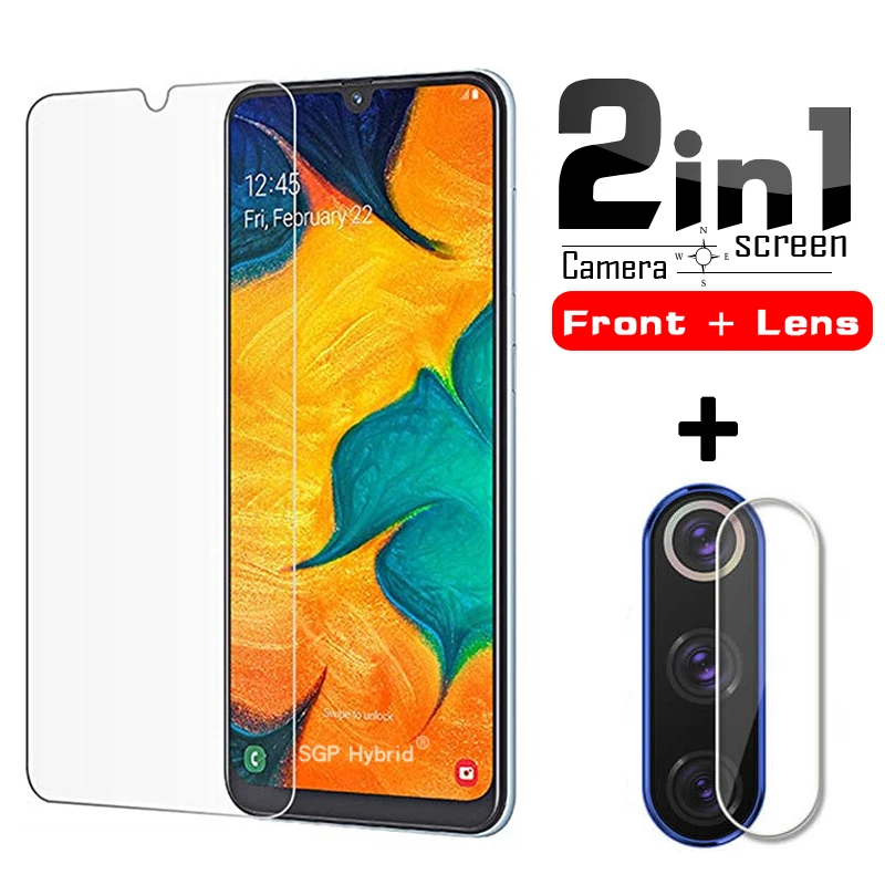 

2in1 A 30S Screen Protector Glass & Camera Lens Protetive Glass For Samsung A30S A30 a30 a30 s 30s 30S 30 s Tempered Glass