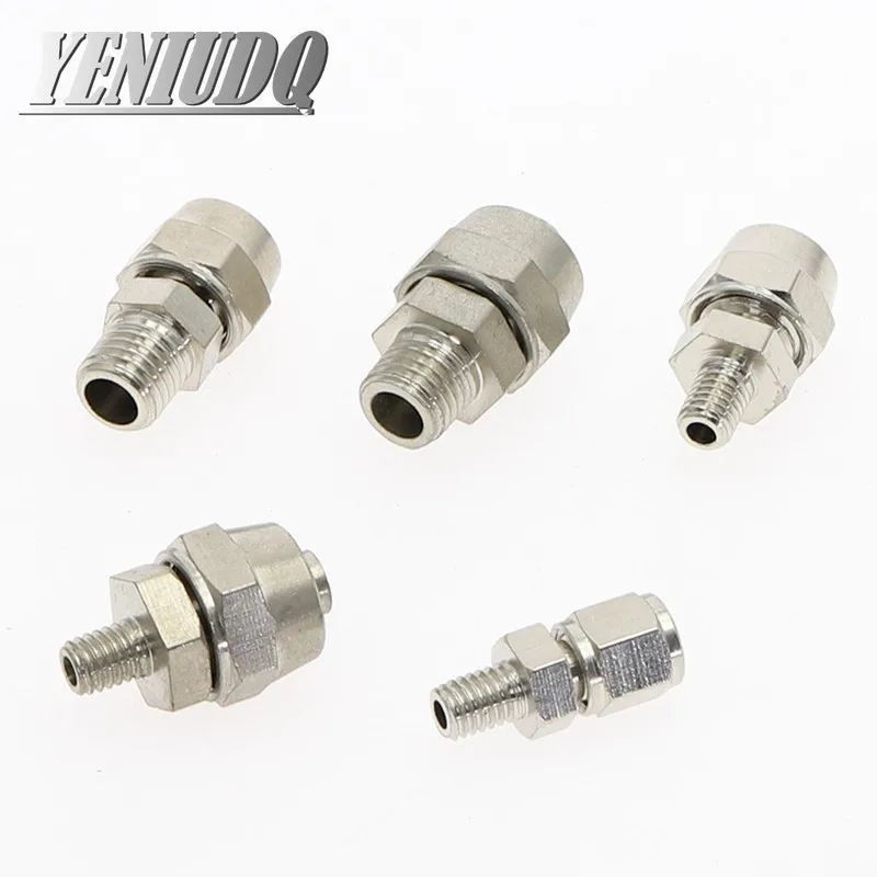 Pneumatic Gas Air Hose Quick Connector Fitting M5 X0.8 to 6mm ID 8mm OD Tube G7 