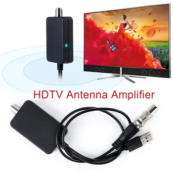 

Digital HDTV Aerial Amplifier Signal Booster Signal Amplifier Freeview TV Antenna with USB Power&ICE Adapter Supply 25dB For TV