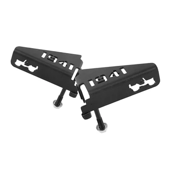 

1 Pair of Door External Foot Pedal Rest Pedal Fixed Foot Nail Foot Pedal Foot Stand Grille Kick Plate Is Suitable for Jeep Wrang