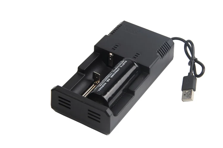 USB двойная раковина Универсальное зарядное устройство 14500 18650 26650 литиевая батарея универсальное фиксированное зарядное устройство бликовое зарядное устройство для фонарика