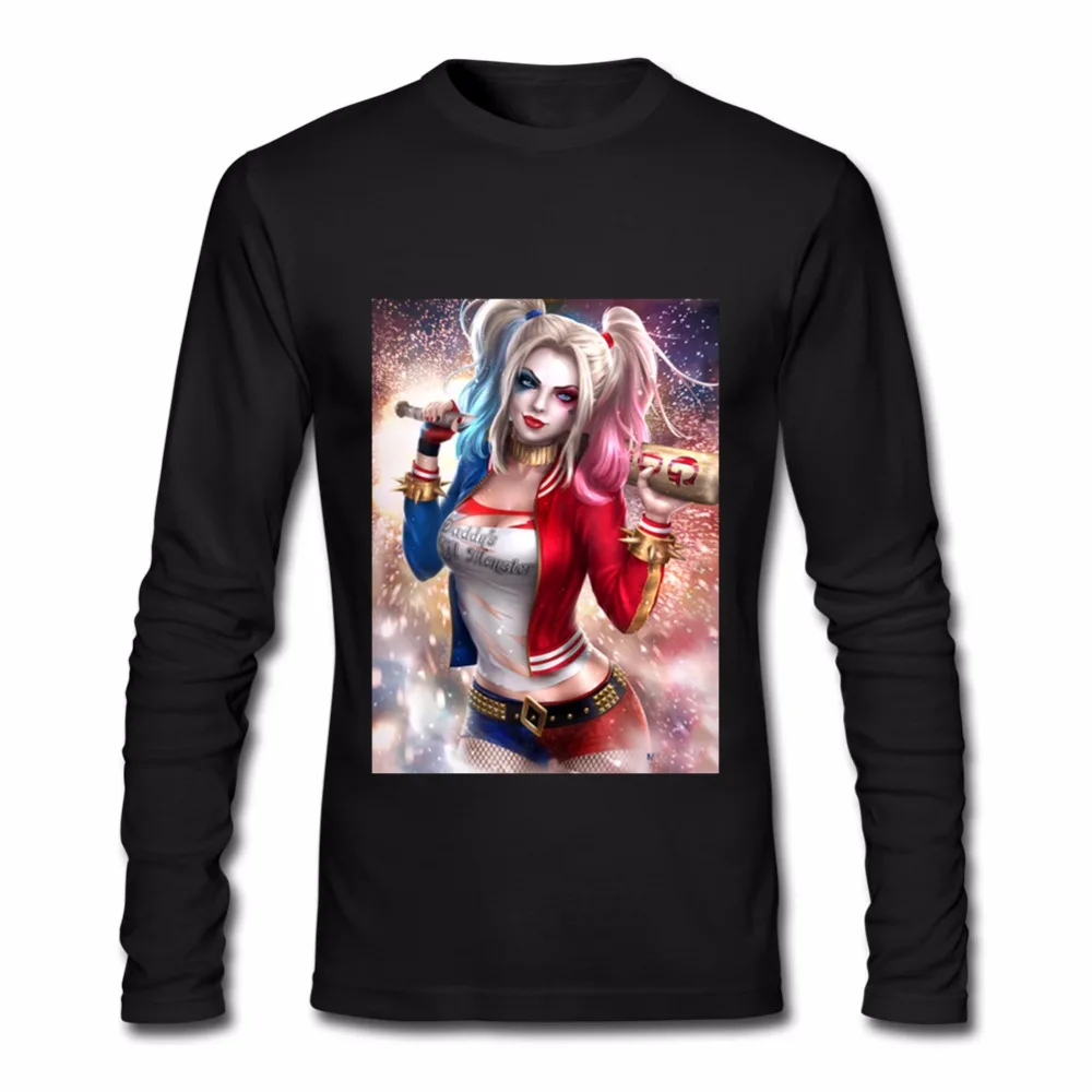 Новинка 2018 года. Забавная Мужская футболка с принтом Харли Куинн. Модная Биткоин