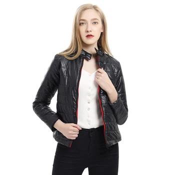 

2020 Winter & Autumn Women Parkas Short Outwear Female Winter Coat Gray Goose Down Padded Warm Outwear Women Winter Parkas