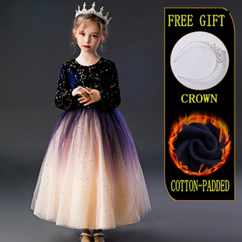 

Backless Girls Teenage Cheongsam Lace Girl Dress 2019 Princess Dress Irregular BABY 2-14 Years COTTON Children Dresses FREE GIFT