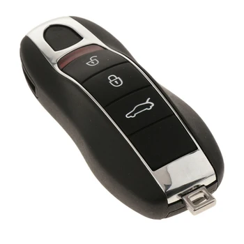 

Chrome Car key case Remote Control Plastic Starter For Porsche Cayenne