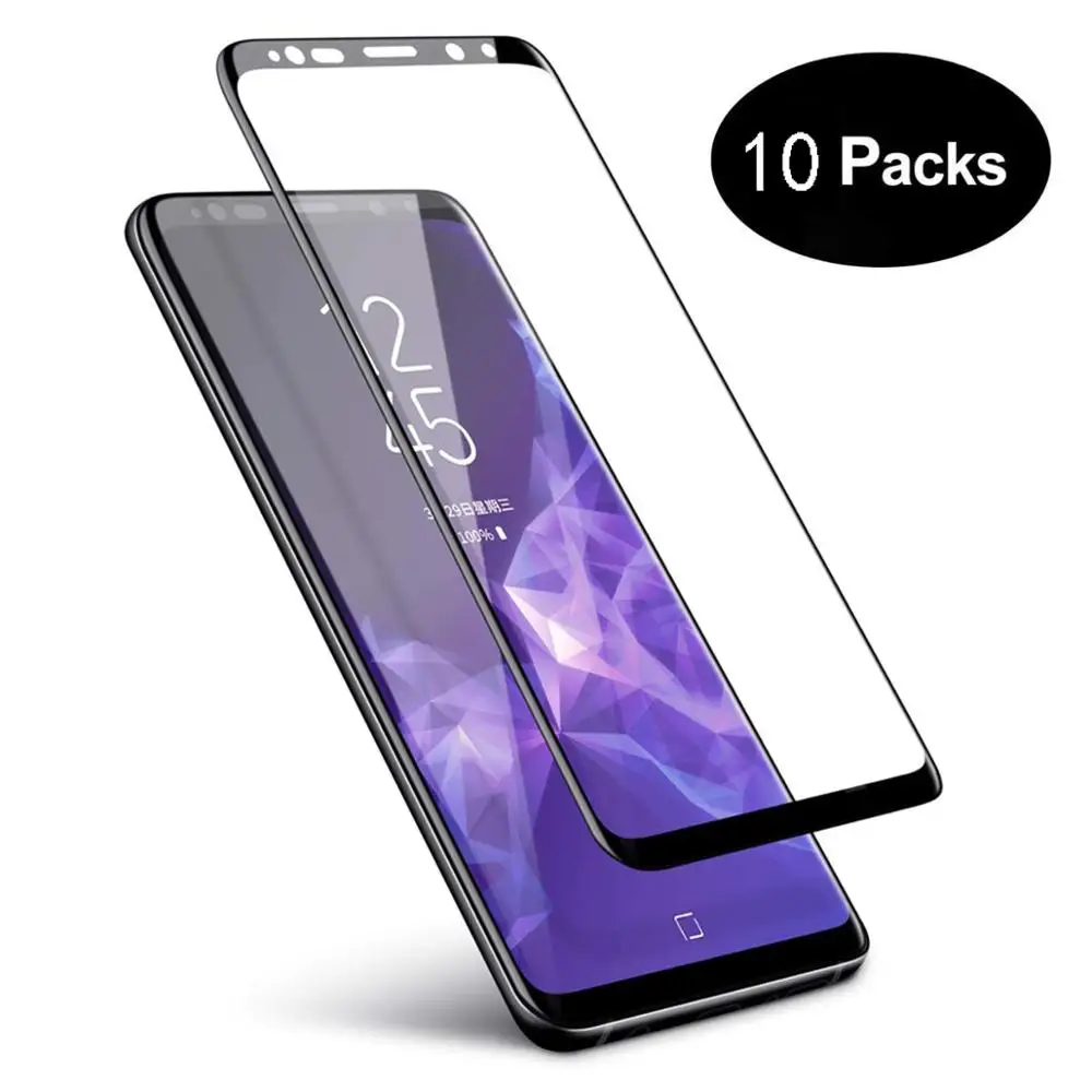 Закаленное стекло пленка для Samsung Galaxy S10 S9 S8 Plus Note 8 9 10 S7 S6 Edge 3D защита экрана с