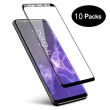 Закаленное стекло пленка для Samsung Galaxy S10 S9 S8 Plus Note 8 9 10 S7 S6 Edge 3D