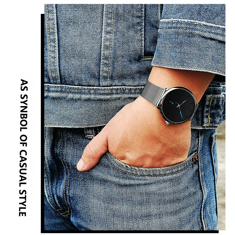 Часы наручные DONROSIN мужские кварцевые повседневные тонкие спортивные модные