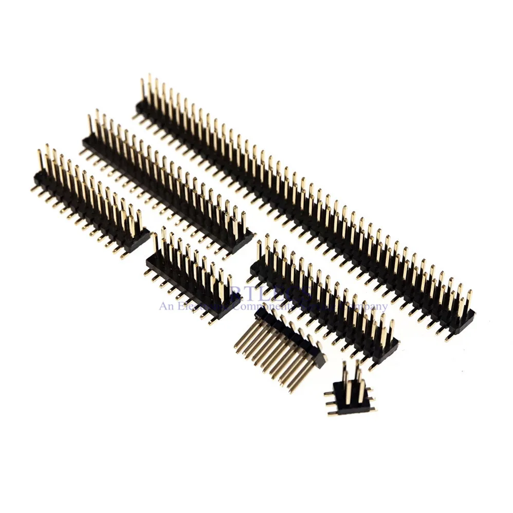 100 шт 0 050 &quot1 27 мм штыревой разъем PCB 6 8 10 12 14 16 20 24 26 30 40 50 60 80 Pin поверхностное