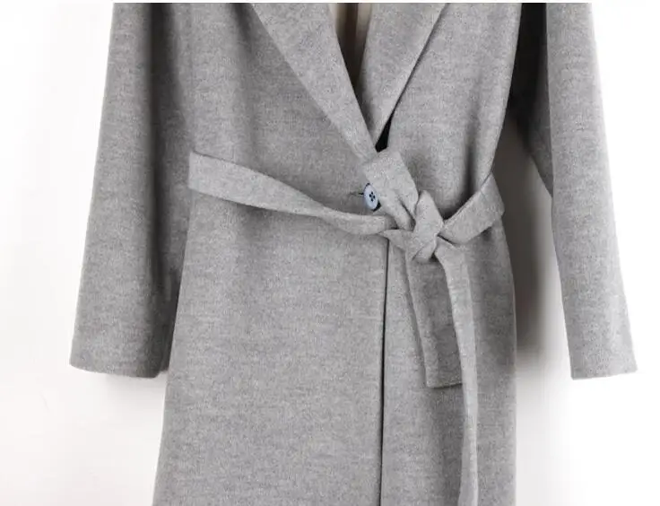 Casacos de Frio Feminino, большие размеры, классический однокнопочный лацкан шерстяного пальто, верхняя одежда, Европейский кардиган, женская одежда