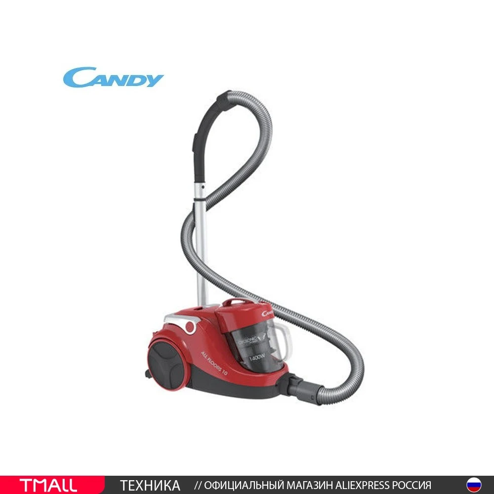 Пылесос Candy CAF1014 019 1400Вт красный/черный 