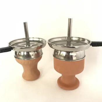 

2020 Year Clay Ceramic Bowl for Hookah Shisha Head Hookah Shisha Bowl Chicha Sheesha Accessories Aluminum Alloy Charcoal Holder