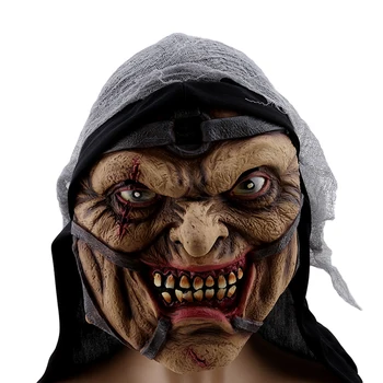

Latex Costume Mask Full Head Scary Horror Halloween Head Mask For Costume Cosplay Party Ball Fancy Dress