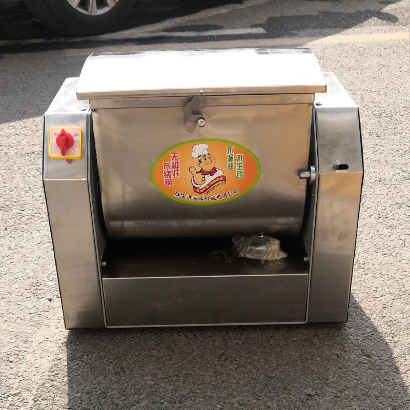 220v electric dough Kneading Machine 10/12kg flour Mixers Commercial food Spin Mixer stainless steel Pasta Stirring Making Bread 6