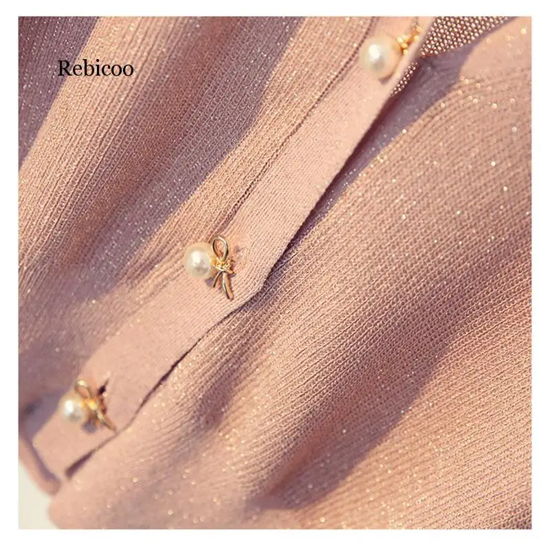 Spring Autumn Lady's Knitted Sweater Thin Cardigan Sweater Hollow Long Sleeve Casual Female Cardigan Short Sweaters Spring Autumn Lady's Knitted Sweater Thin Cardigan Sweater Hollow Long Sleeve Casual Female Cardigan Short Sweaters